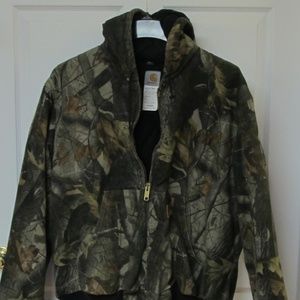 Carhartt Realtree camo hooded Hunting jacket Large
